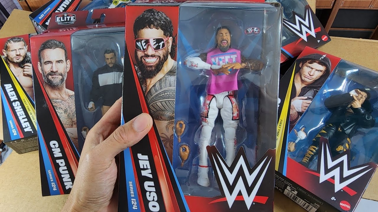 Обзор и распаковка полного набора WWE ELITE 124