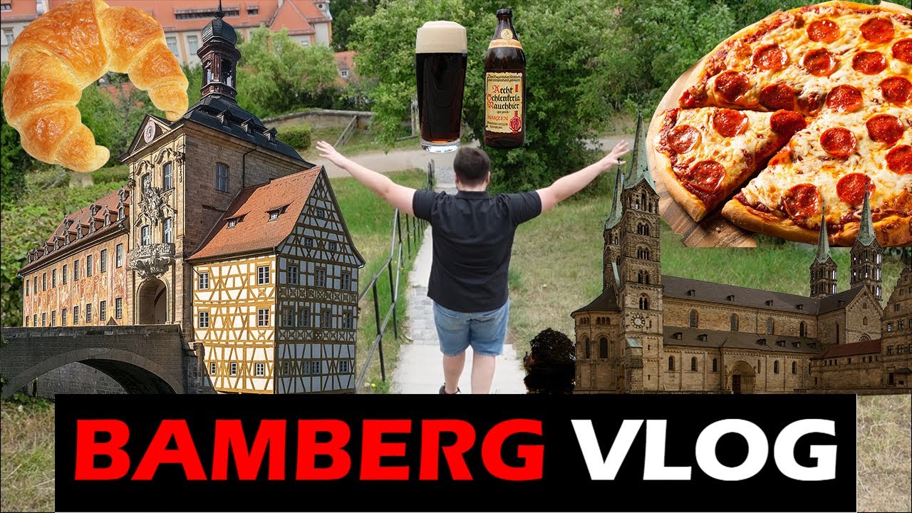 BAMBERG VLOG - Красивый город с разочаровывающим фастфудом! Тест донер-кебаба, пиццы и бургеров!