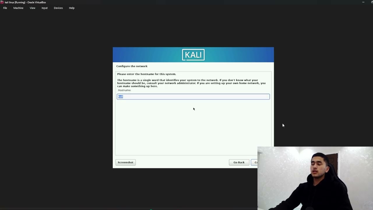 Virtual boxga Kali Linux o'rnatish 2026