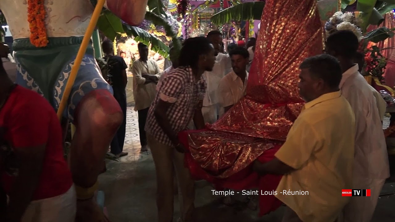 Marche sur le feu  Temple Pandialé  Saint Louis [PART 05]