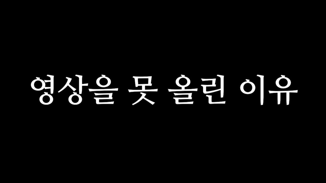 늦어서 죄송합니다