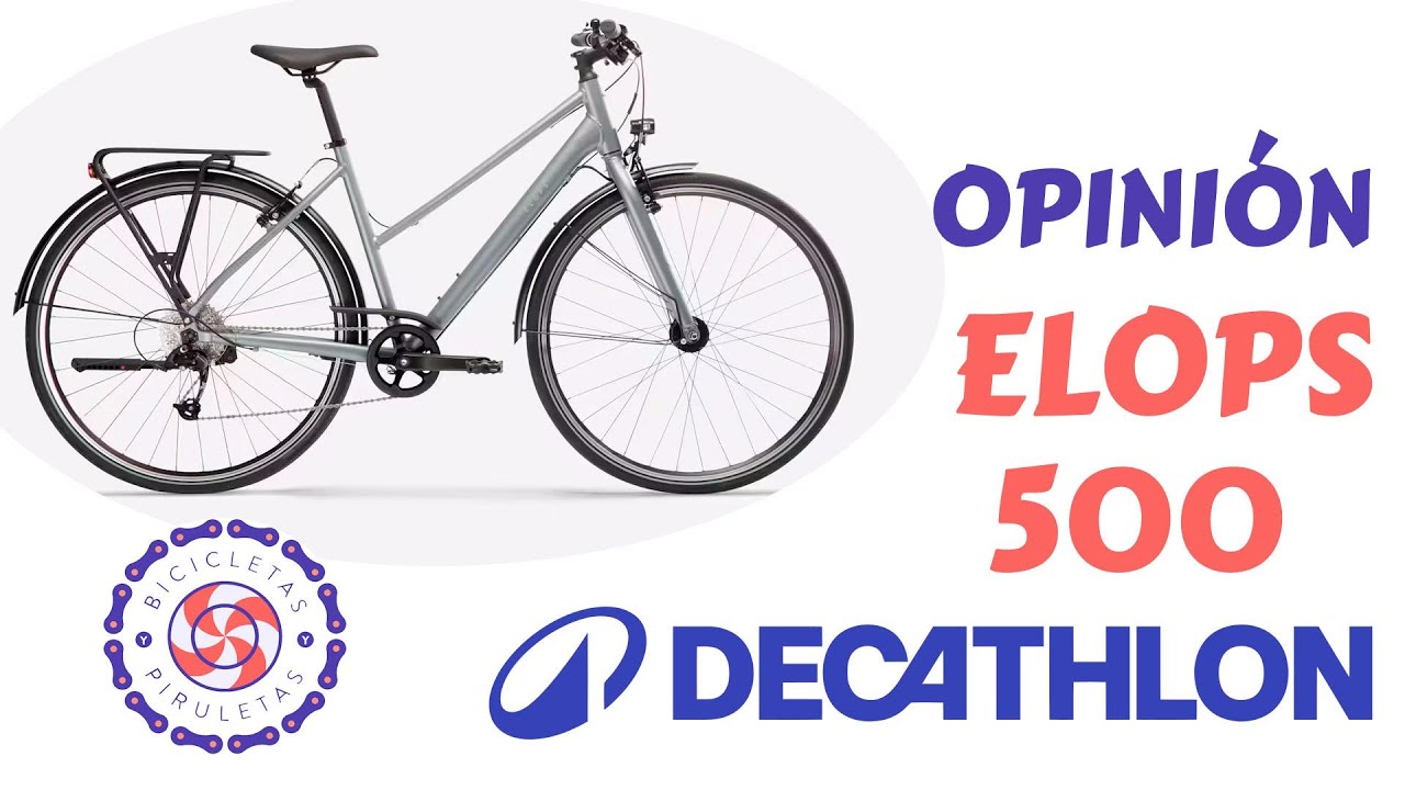 BICICLETA ELOPS 500 TEST Y OPINION BICICLETAS Y PIRULETAS