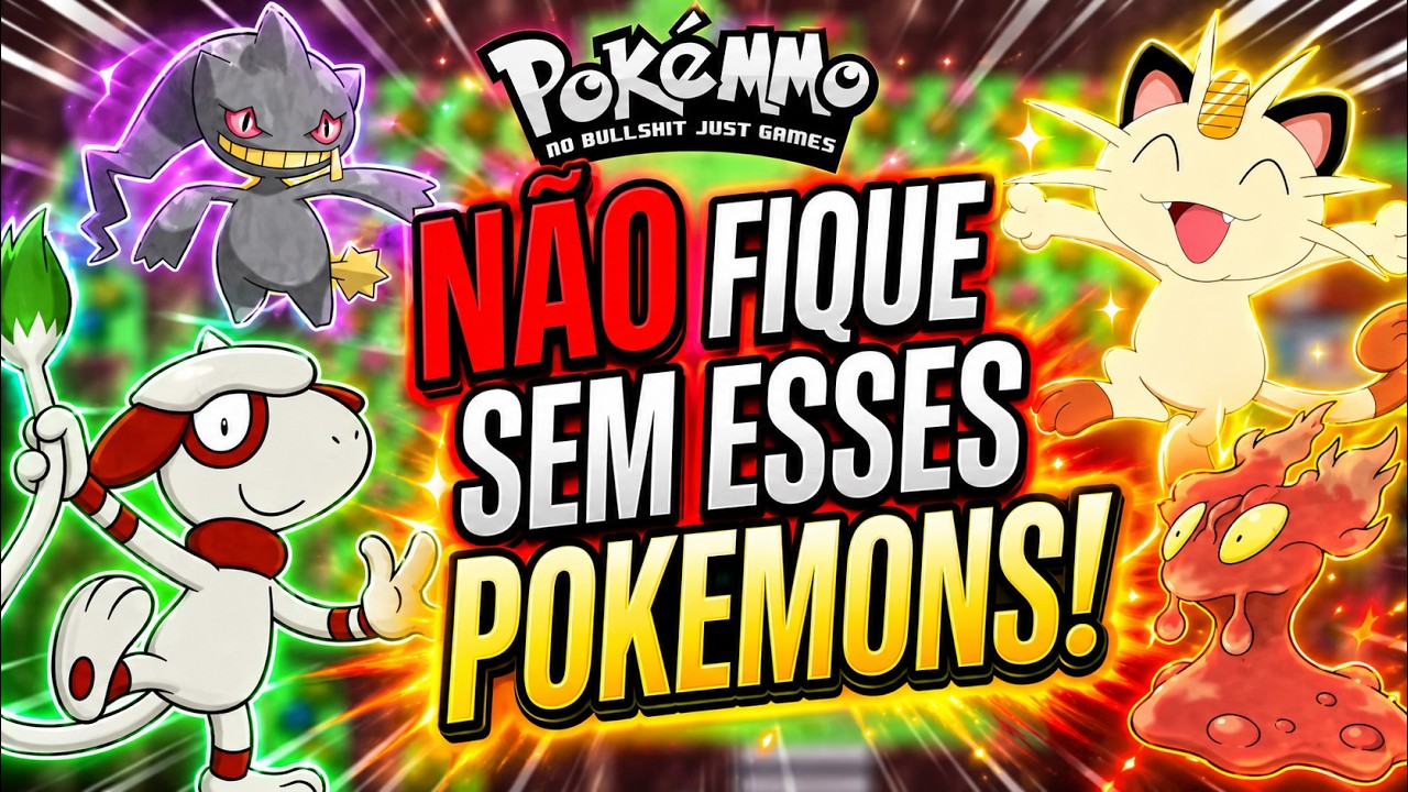 8 POKEMONS UTILITÁRIOS QUE VOCÊ PRECISA TER NO POKEMMO! (reupload)