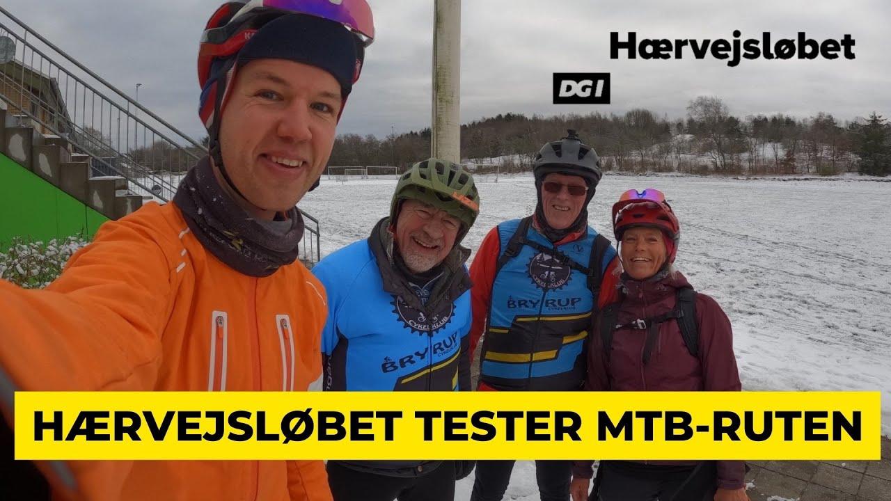 Hærvejsløbet Tester MTB-Ruten - Bryrup Til Engesvang