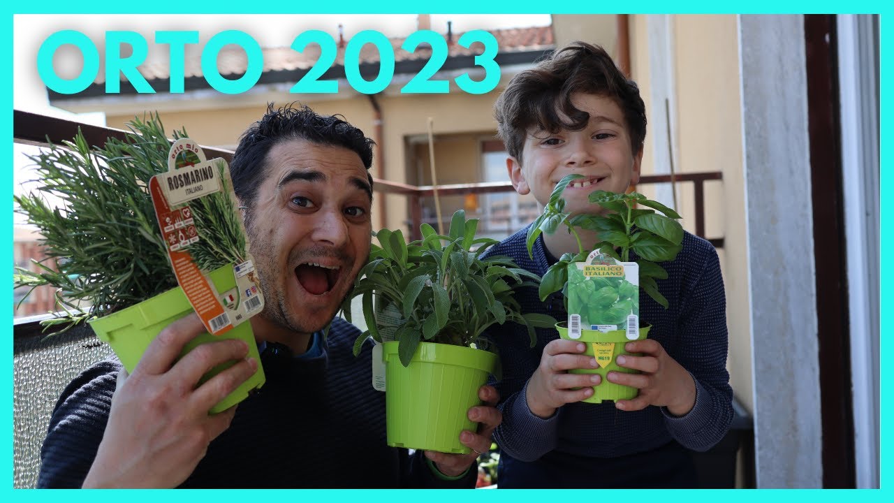 Cosa ho piantato nell' ORTO SUL BALCONE 2023 ?