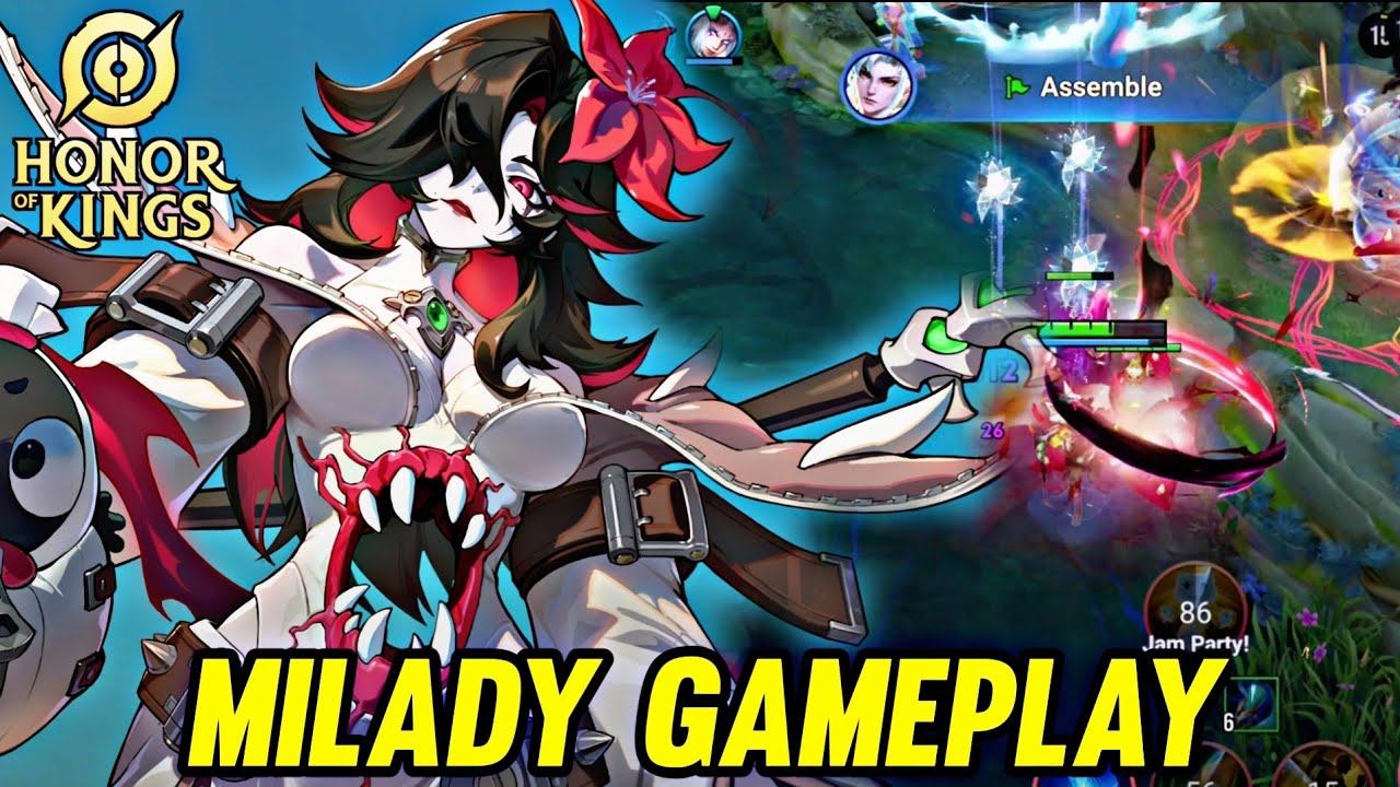 HOK : MILADY GAMEPLAY | ALWAYS BAN IN RANKED - HONOR OF KINGS