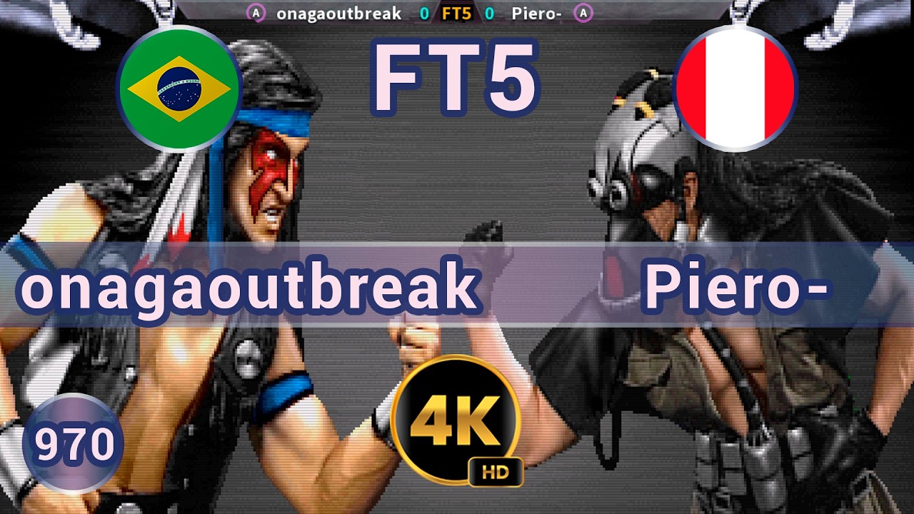 UMK3 - 🇧🇷 onagaoutbreak vs Piero- 🇵🇪 FT5 / 4K 60 FPS #umk3 #ultimatemortalkombat3 #t99h #fightcade