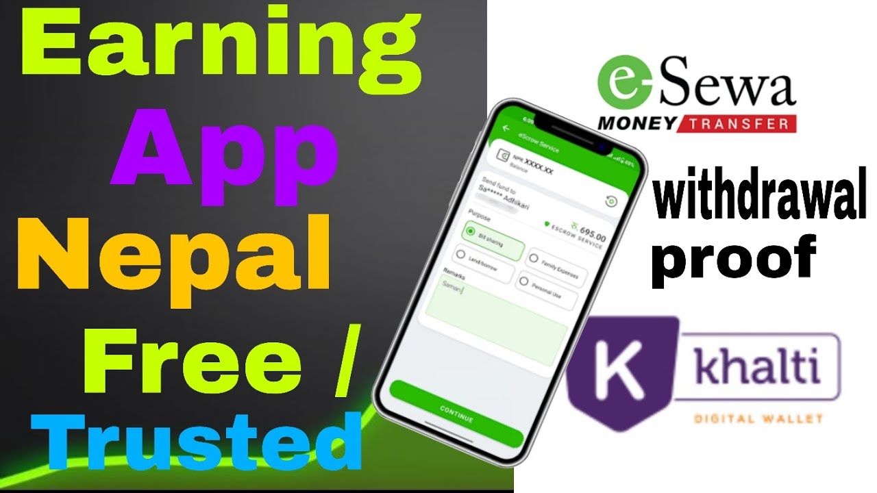 Best Earning App in Nepal 2025 | Withdraw Money in eSewa | 100% Real & Trusted App