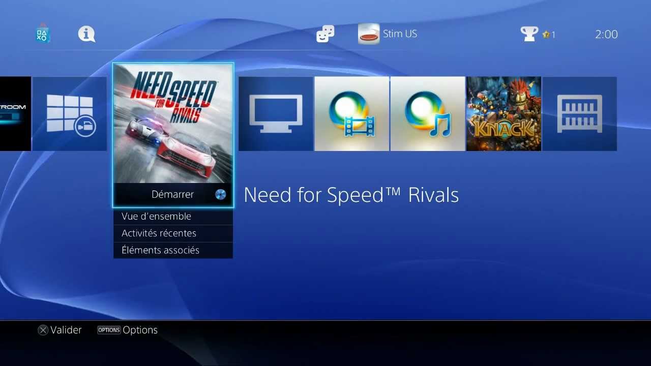 [PS4] Interface et PSN