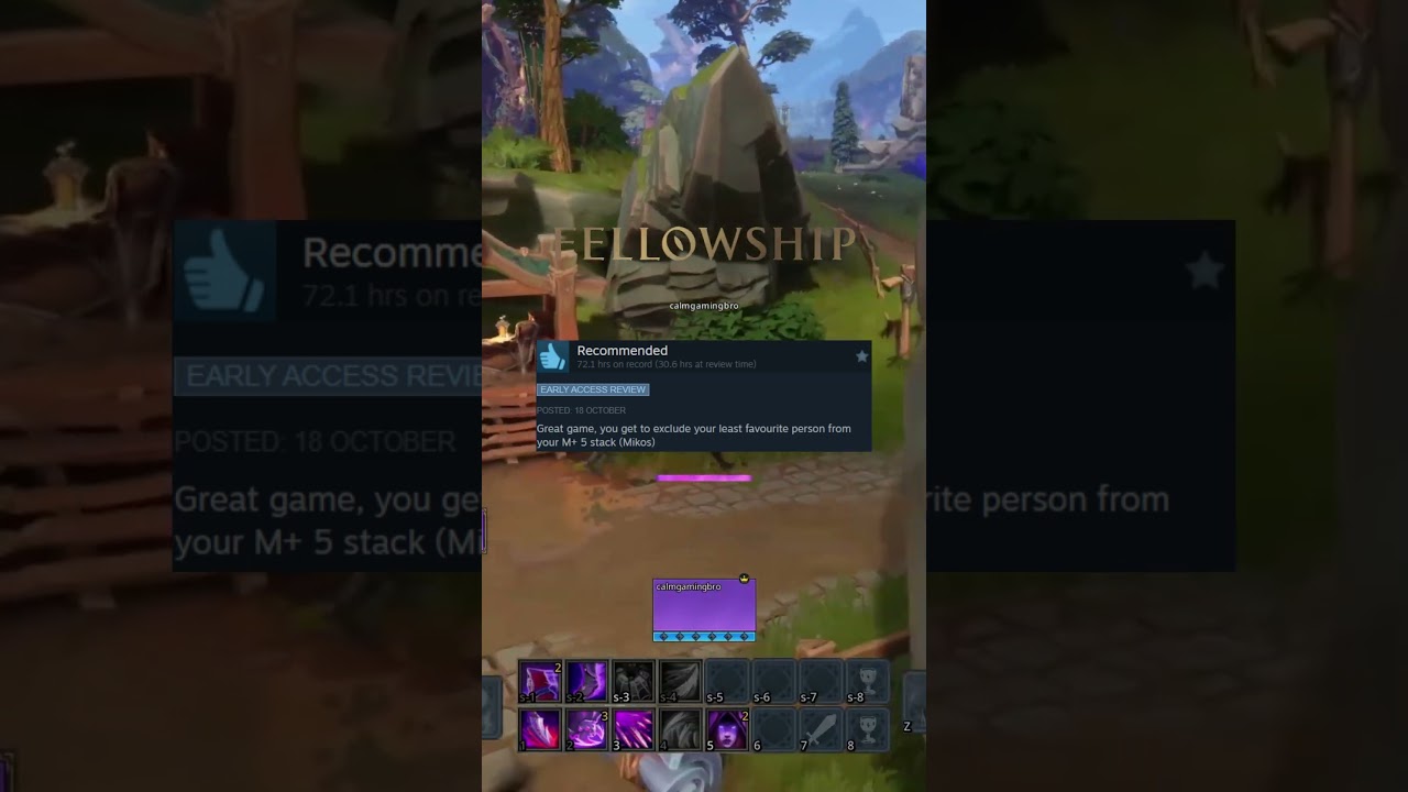 Best Steam Reviews of Fellowship! #steam #gaming #fellowship