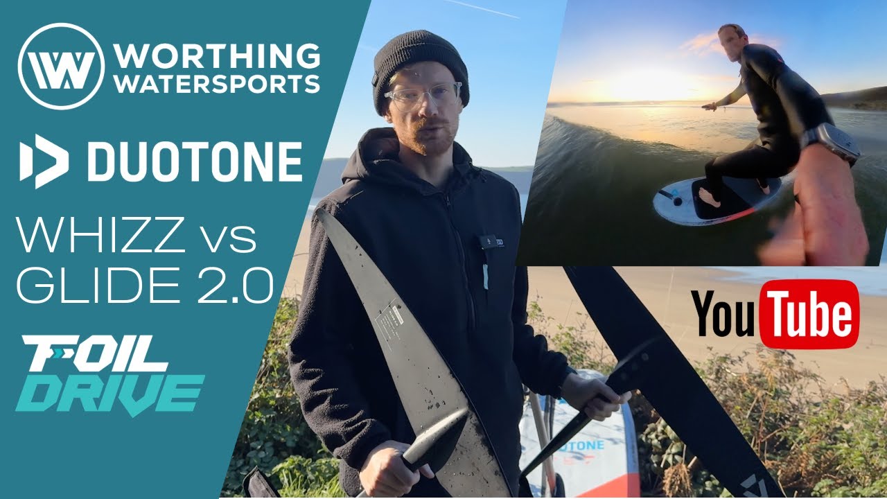 Duotone Whizz против Glide 2.0 — Foil Drive Prone Foiling