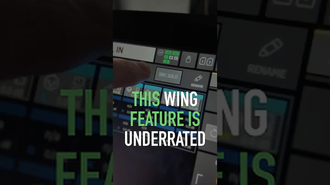 The Most Underrated Feature on the Behringer WING - WING Source Solo #wing #DrewBrashler #audiotips