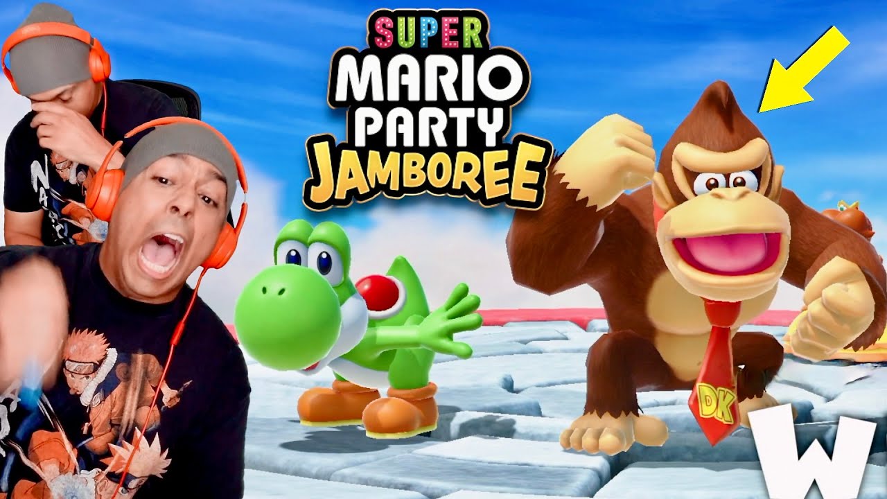 I CAN'T STAND THIS DUDE!! [SUPER MARIO PARTY JAMBOREE] [MINIGAMES - 01]