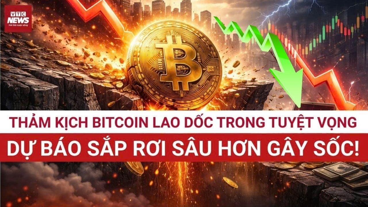 DỰ BÁO ĐEN TỐI BAO TRÙM BITCOIN: Cú rơi chưa dừng lại, nhà đầu tư dò đáy trong hoảng loạn | VTC News