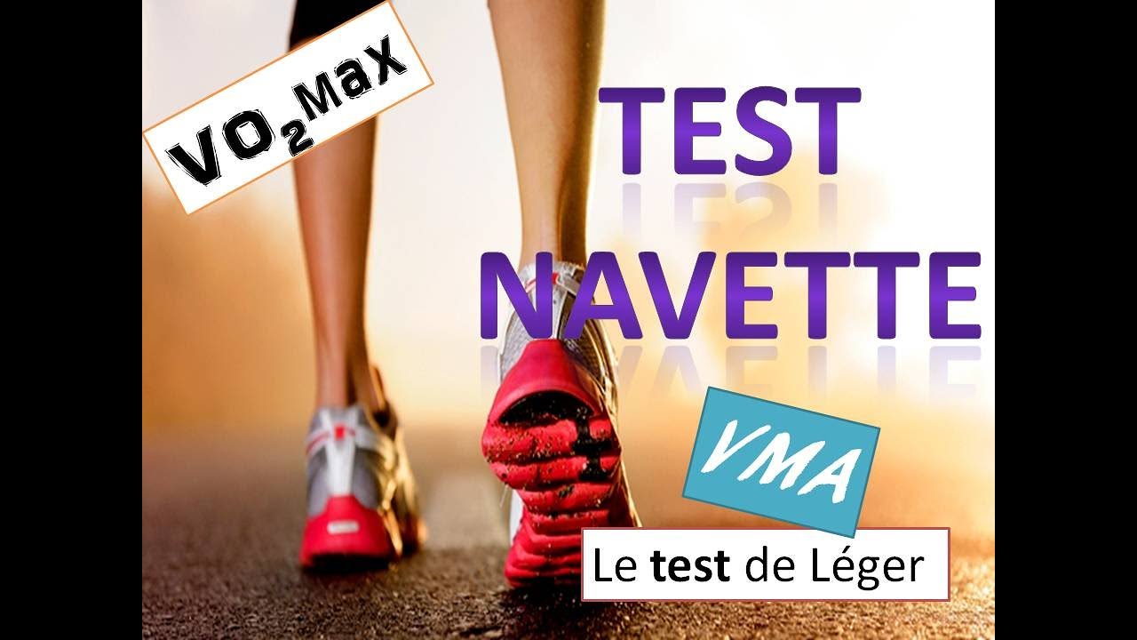 test Léger-Boucher, test navette, course navette, bip test, test Léger navette