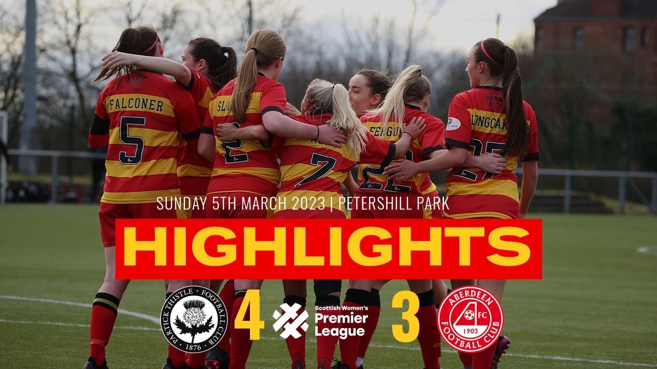 Partick Thistle v Aberdeen - Match Highlights - 5th March 2023