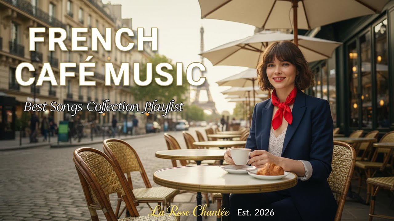 French Café Music – Best French Songs Collection ☕ Cozy & Relaxing Playlist | La Rose Chantee