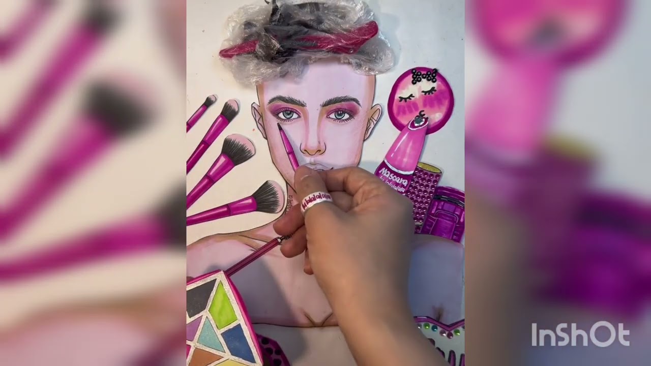 Part4: From Messy to beautiful! ✂️ Paper Doll Makeover.