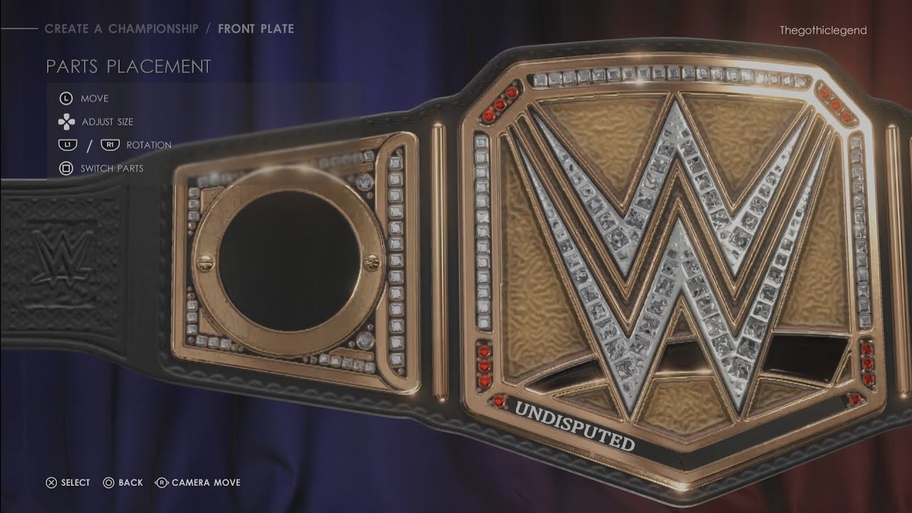 WWE 2K22: Как я создал титул абсолютного чемпиона Вселенной WWE — с комментариями