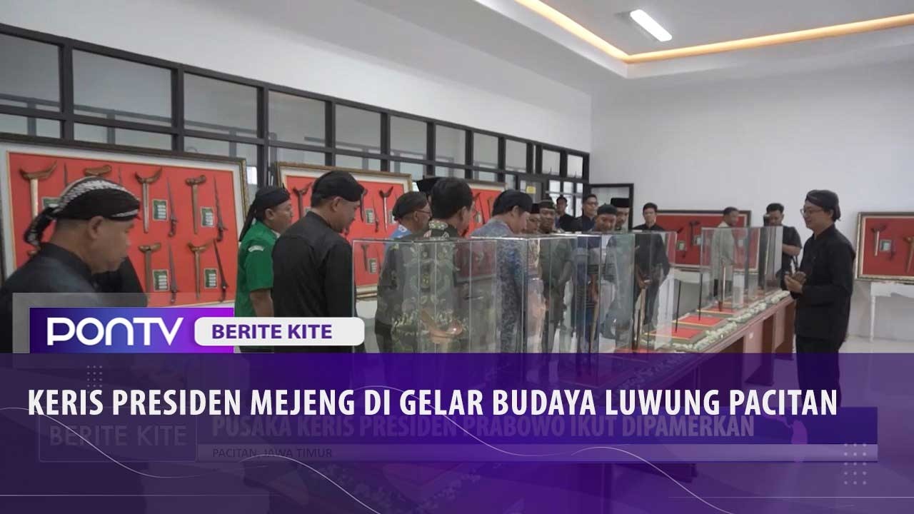 Keris Pusaka Milik Presiden RI Jadi Perhatian Masyarakat di Gelar Budaya Luwung