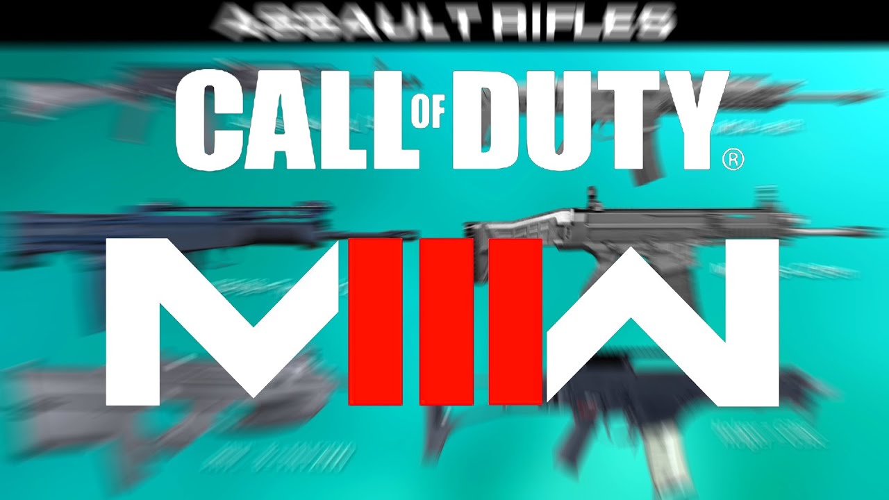 ALL MODERN WARFARE 3 WEAPONS LEAKED (COD 2023)
