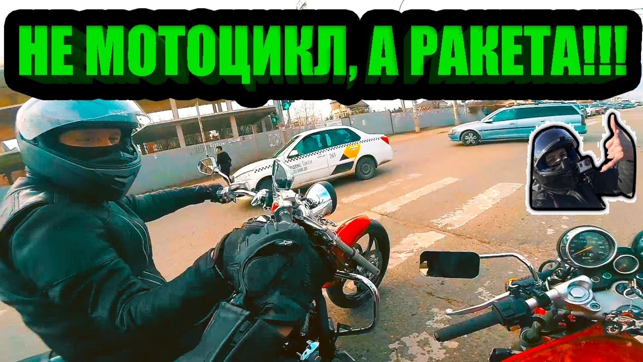 SUZUKI GSF400 Bandit. Как ездить на мотоцикле с двойкой? Еду менять звезды. Бернаут!
