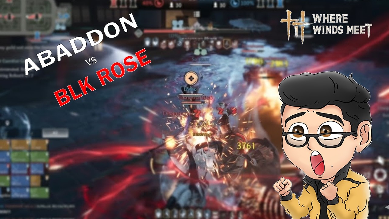 Where Winds Meet - Nailbiting GvG match, Abaddon VS Black Rose