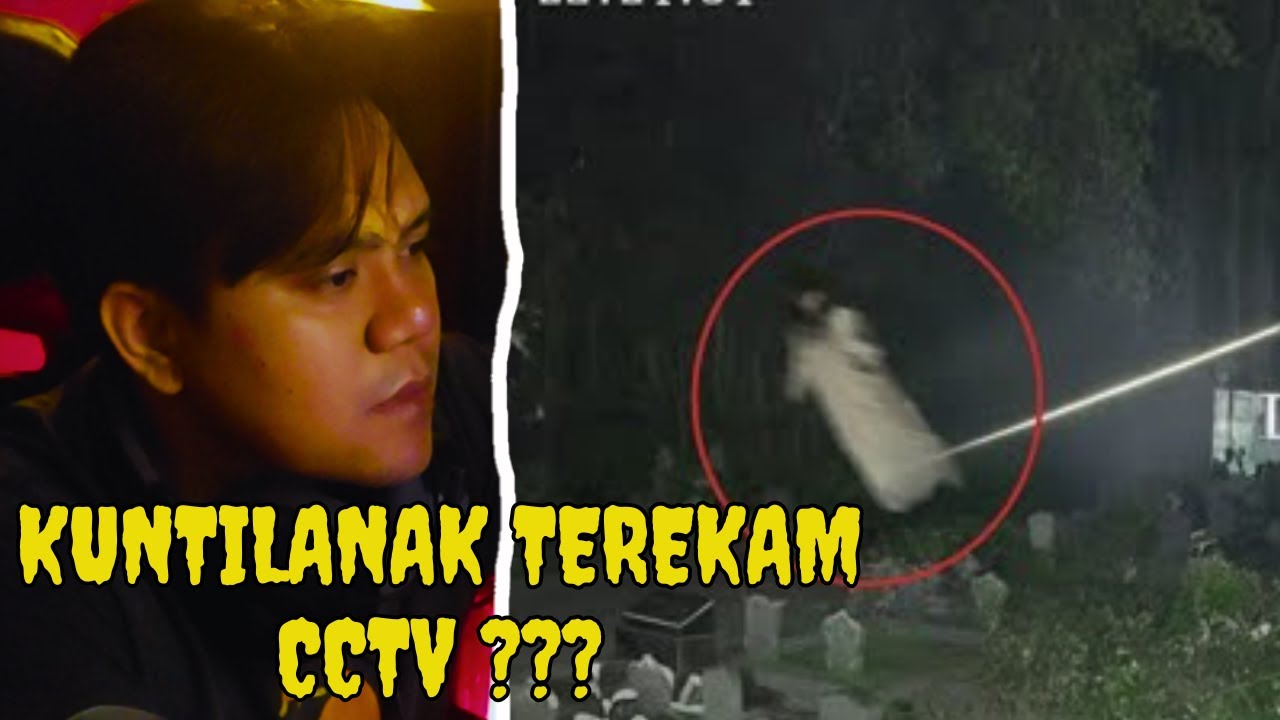 REACTION HOROR - PENAMPAKAN KUNTILANAK TEREKAM CCTV