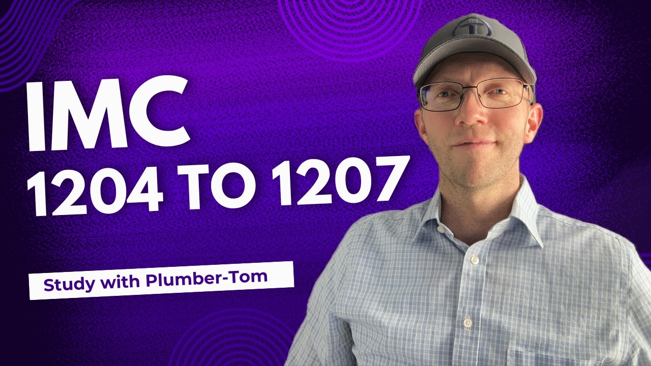 International Mechanical Code 1204 to 1207