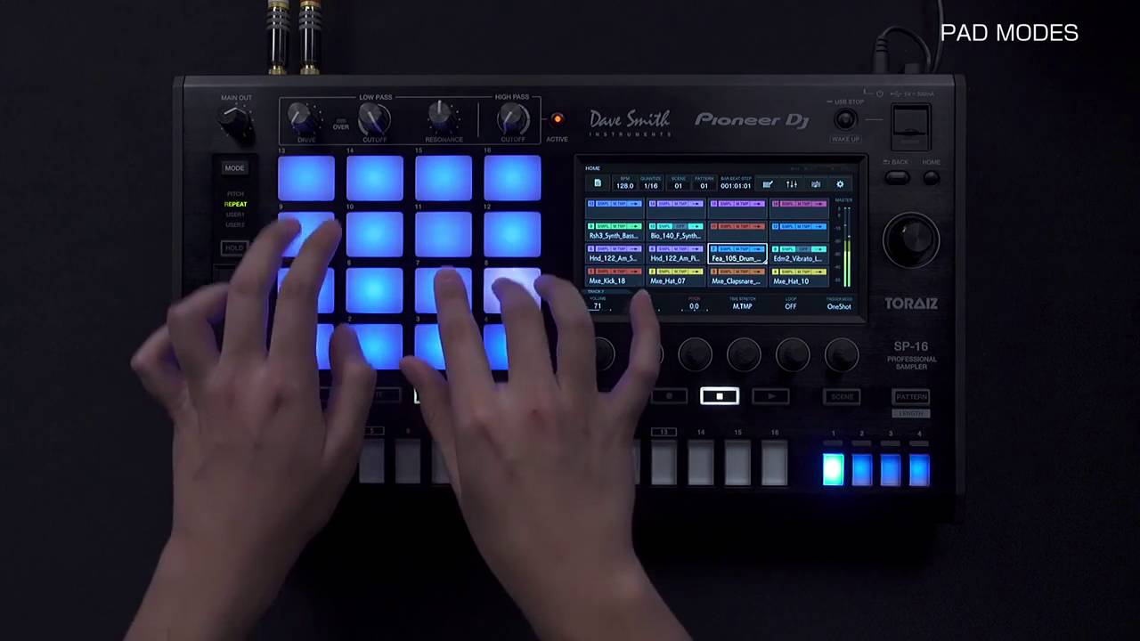 TORAIZ SP-16 Урок 3 - Режимы пэдов