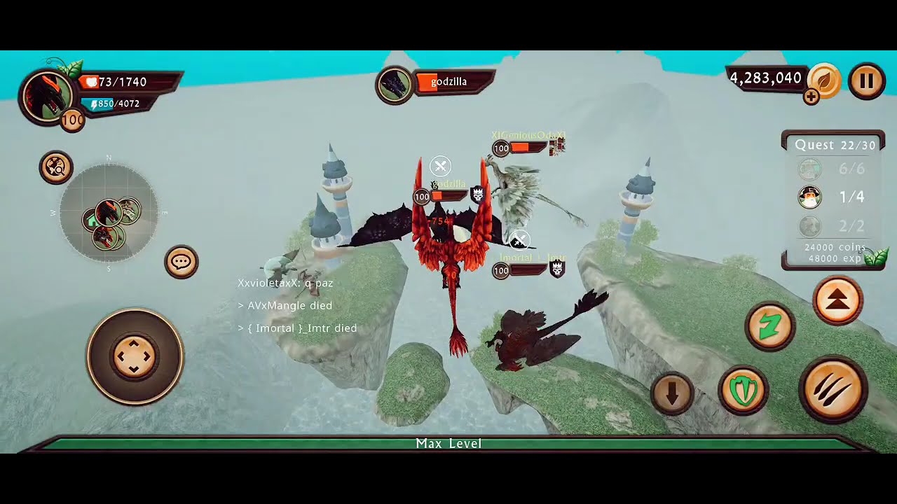 Vihaex, Oda & Mangle vs IMTR (3v3 FULL EARTH ELEMENT) - Dragon Sim PvP 