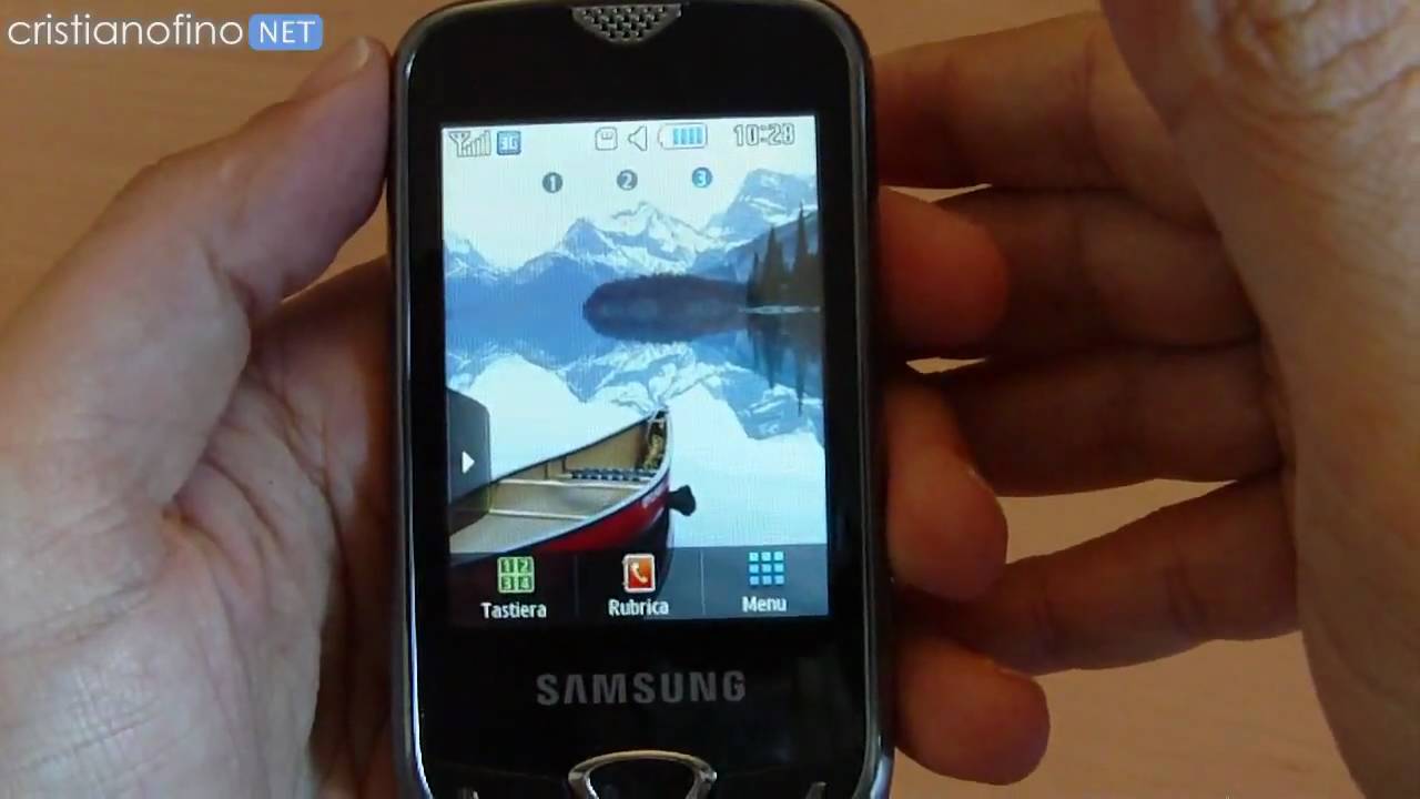 Samsung Pocket 3G S3370 Video Review - cristianofino.NET