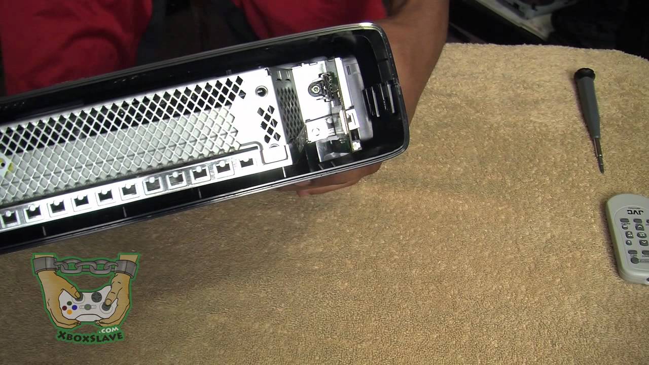 How To Open An Xbox 360 (BLACK)  disassemble