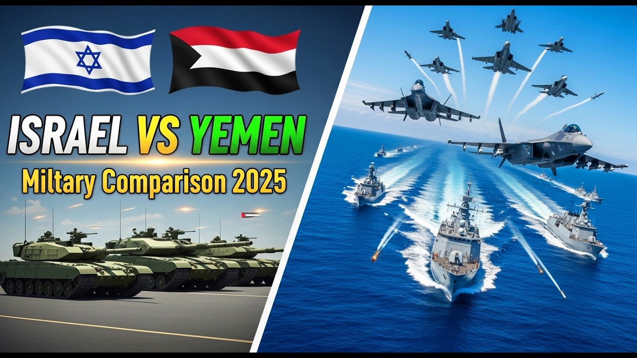 Israel vs Yemen Military Comparison 2025 / Yemen vs Israel Military Comparison 2025.