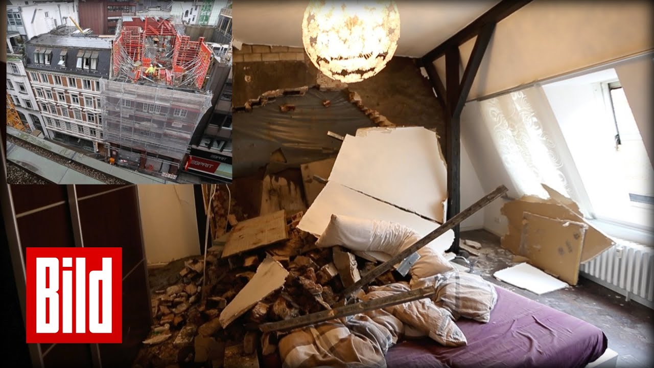 Hauswand stürzt ins Schlafzimmer - Bauarbeiten brutal - Pfusch / Versicherung