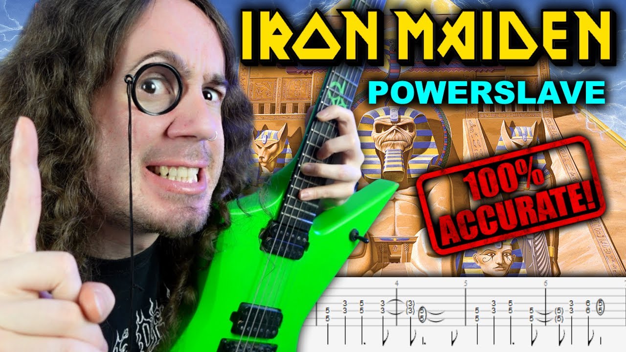 How To REALLY Play The POWERSLAVE Solos (w/ Tabs!)