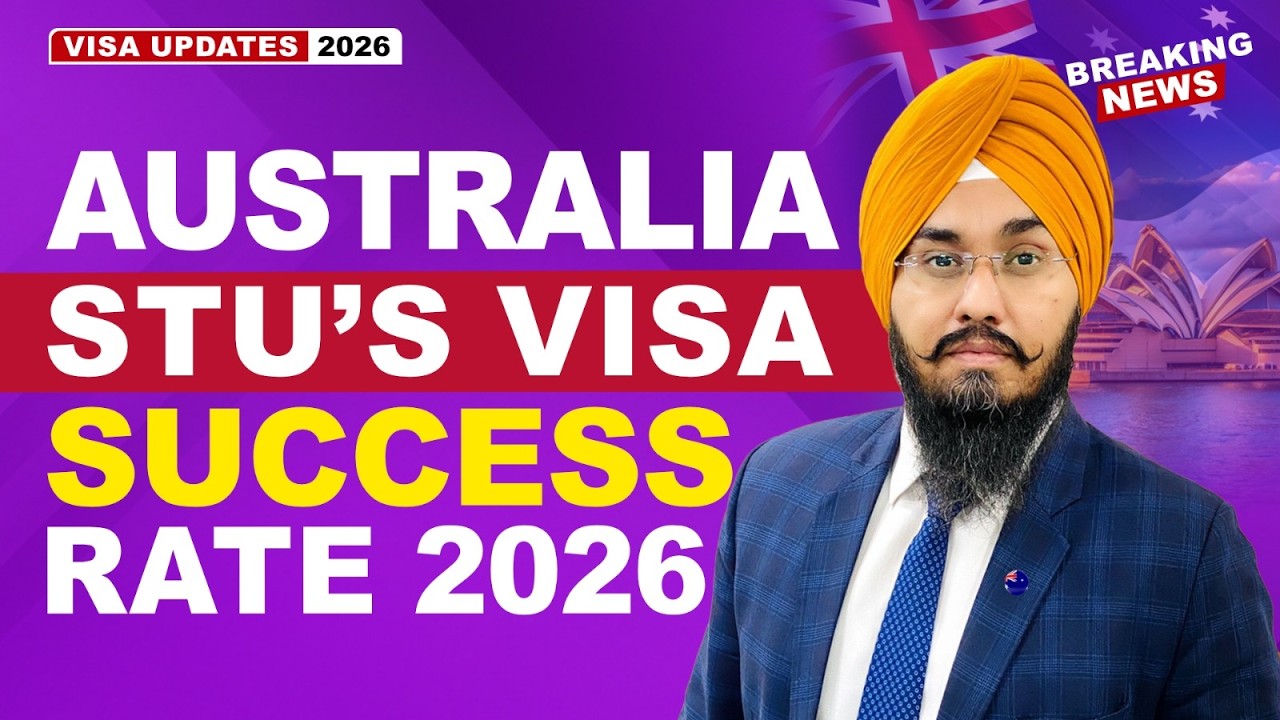 AUSTRALIA STU&rsquo;s VISA SUCCESS RATE 2026 | STUDY VISA UPDATES 2026 | USA CANADA UK