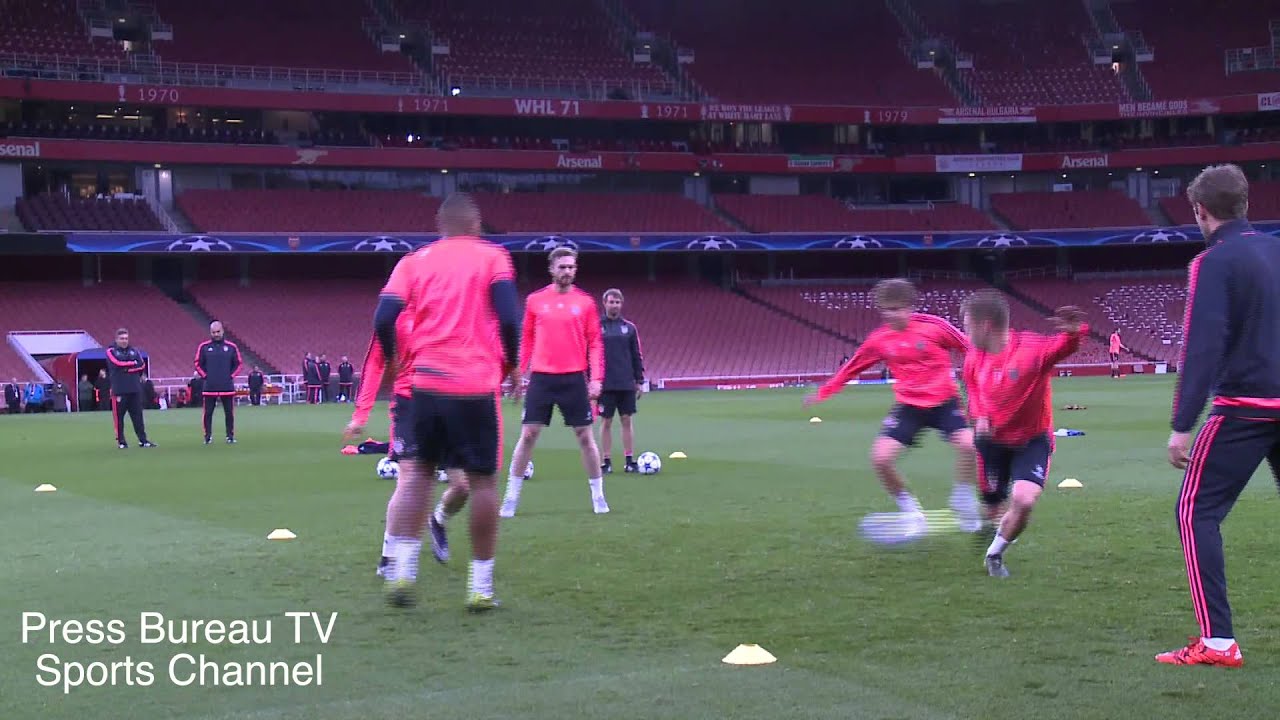 Bayern Munich Training Session at the Emirates  2015