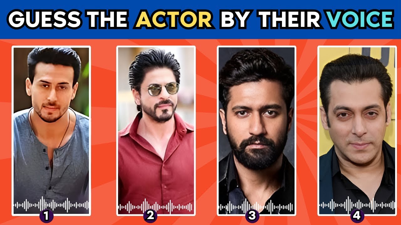 GUESS THE BOLLYWOOD ACTORS BY THEIR VOICE ? 🎥 | Male Actor 2025 🎬| Who's the Movie Bollywood Voice ?
