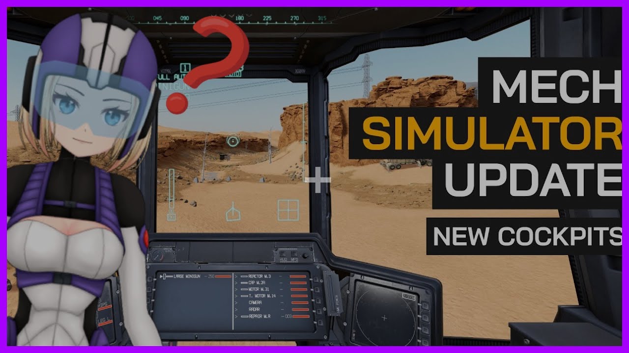 Merc Vtuber Annika Reacts to Making a Huge Improvement to our Mech Simulator
