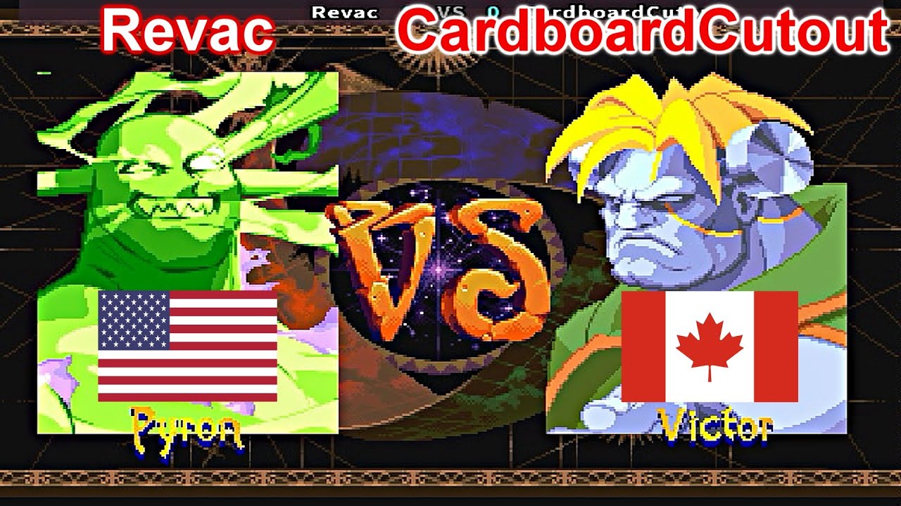 Vampire Savior 2: The Lord of Vampire - Revac vs CardboardCutout