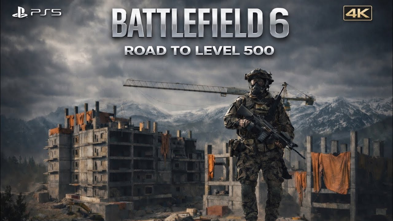BATTLEFIELD 6 Gameplay 🔥 Road to Level 500 | Insane Kills & Epic Moments (4K)