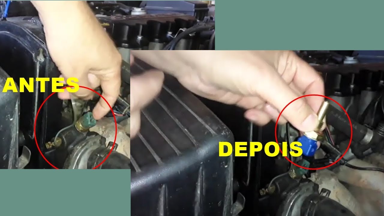 como trocar o sensor de temperatura do seu carro!