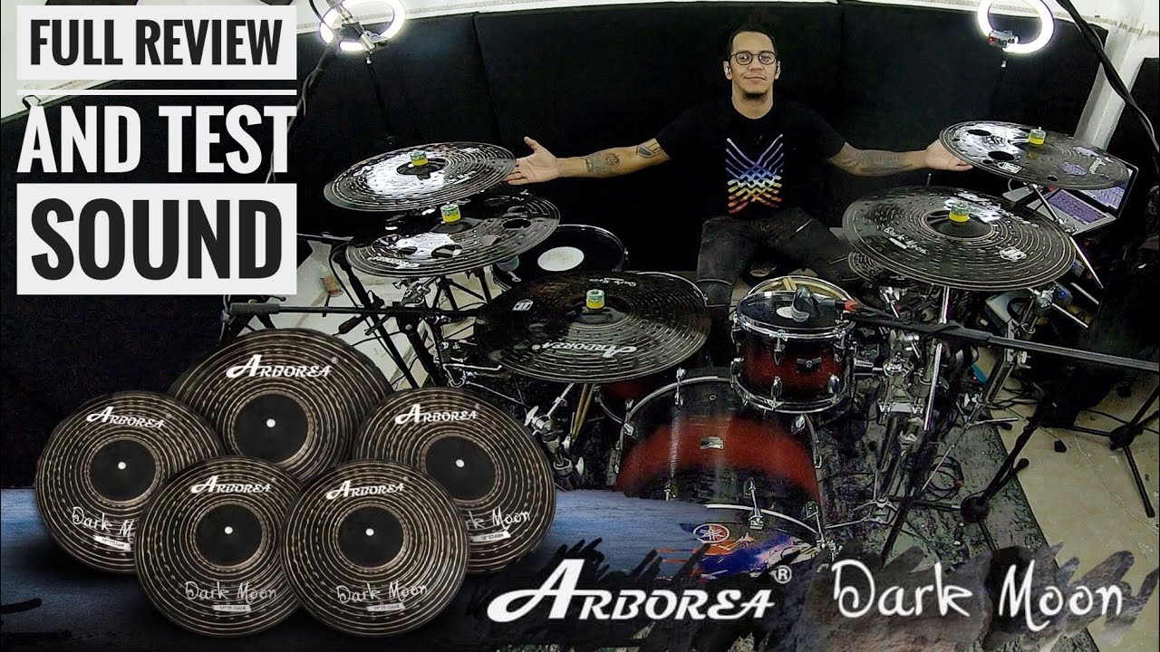 DARK MOON CYMBALS SERIES by #ARBOREACYMBALS (REVIEW AND SOUNDLAB)