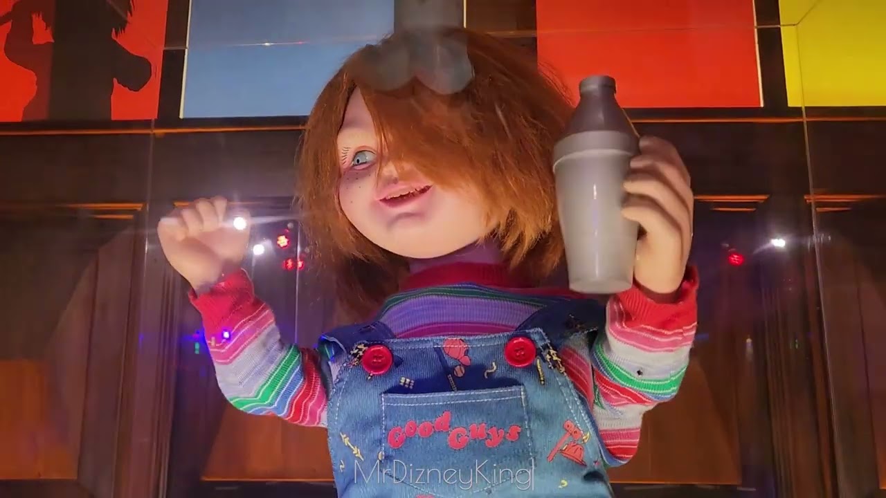 Chucky from Child's Play at Halloween Horror Nights Hollywood! FULL AUDIO