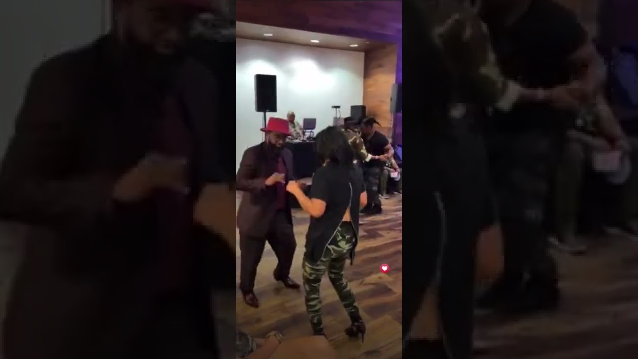 Tyk Man and Pat Clay getting it in at F2B 2022 Fedoras and Fatigues night