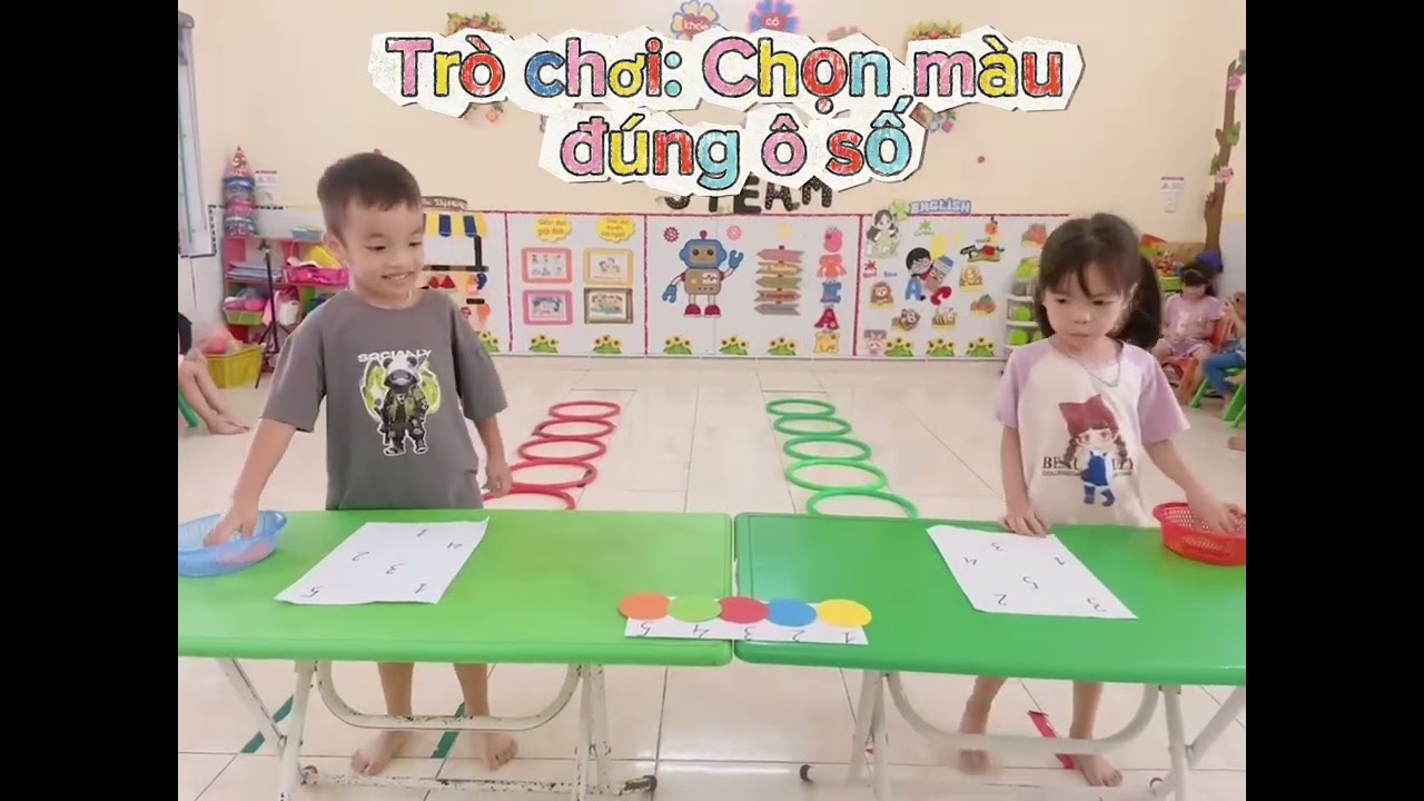 Trò chơi chọn màu đúng ô số