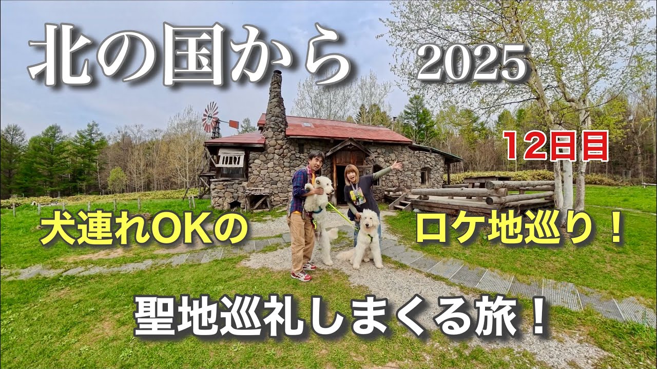 【長期滞在だからできる！北海道旅 全53日車中泊】無料キャンプ場で車中泊して富良野でゆっくりのんびりロケ地巡り♪＃北海道＃車中泊＃犬連れ