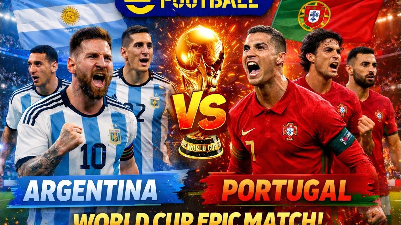 eFootball 2026 ARGENTINA 🇦🇷 VS PORTUGAL🇵🇹 World Cup final 2026 