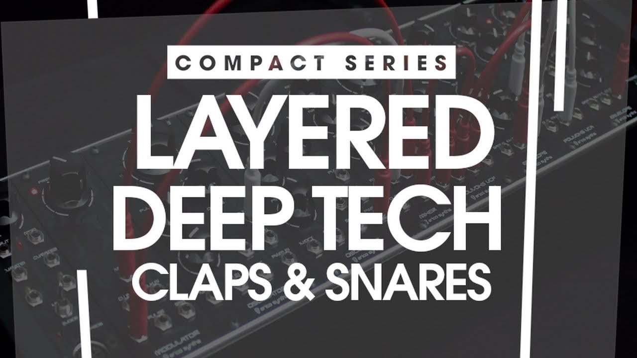 Layered Deep Tech Claps & Snares - Deep Tech House Samples by Bingoshakerz